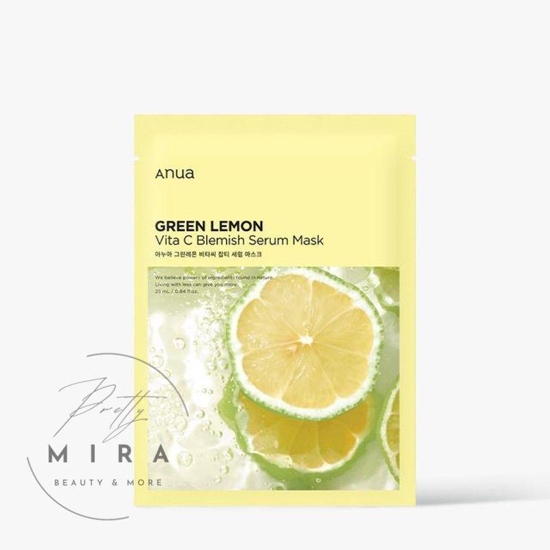 Anua Green Lemon Vita C Blemish Serum Mask - Pretty Mira Shop