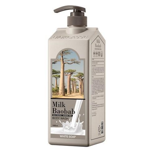 BIOKLASSE MILK BAOBAB Body Wash 1000ml #White Soap - Pretty Mira Shop