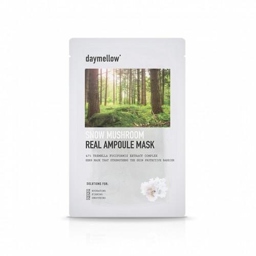 daymellow Snow Mushroom Real Ampoule Mask 27ml X 10ea - Pretty Mira Shop