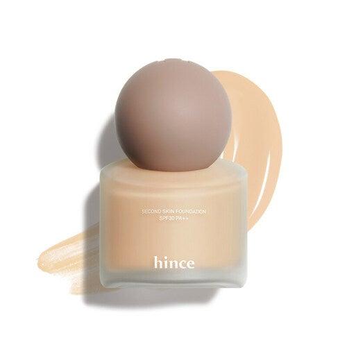 hince Second Skin Foundation 40ml (5 colors) - Pretty Mira Shop