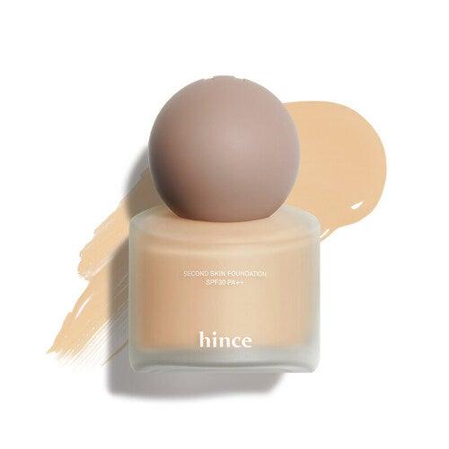 hince Second Skin Foundation 40ml (5 colors) - Pretty Mira Shop