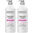 Kerasys Damage Clinic Rinse Conditioner (For Damaged Hair) 750ml X 2ea - Pretty Mira Shop
