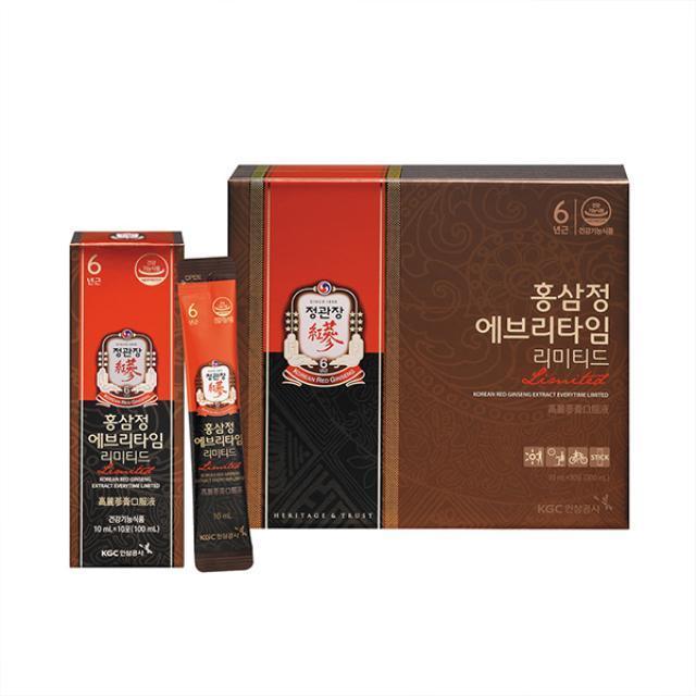 [KGC Cheong Kwan Jang] Korean Red Ginseng EveryTime Limited 10ml x 30 Sticks - Pretty Mira Shop