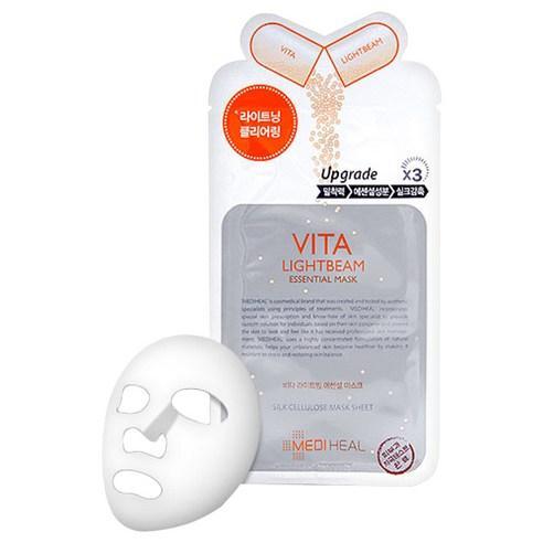 MEDIHEAL Vita Lightbeam Essential Mask EX 24ml x 10ea - Pretty Mira Shop
