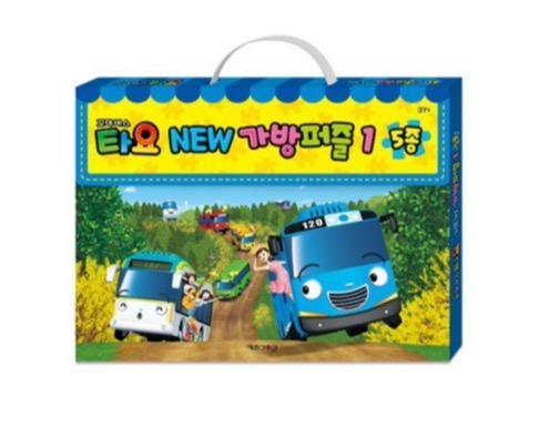 [Tayo the Little Bus] Puzzle Bag No.1 Included 5 Types - Pretty Mira Shop