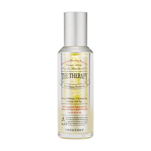 THE FACE SHOP THE THERAPY Oil-Drop Anti-Aging Serum 45ml - Pretty Mira Shop