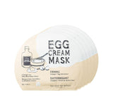 [TOO COOL FOR SCHOOL] Egg Cream Mask Set #Firming (5 Sheets) - Pretty Mira Shop