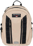Veteze Double Youth Backpack | Practical Large Capacity Casual Big Bag Unisex School Office Travel (Beige) - Pretty Mira Shop