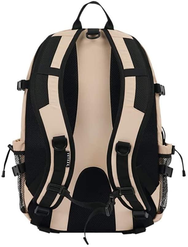 Veteze Multi Cross Casual Backpack | Practical 2 Styles Laptop Big Bag Unisex School Office Travel (Beige) - Pretty Mira Shop